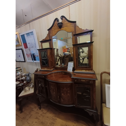 216 - Victorian Inlaid Rosewood Chiffonier