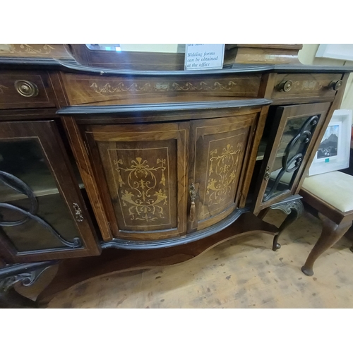 216 - Victorian Inlaid Rosewood Chiffonier