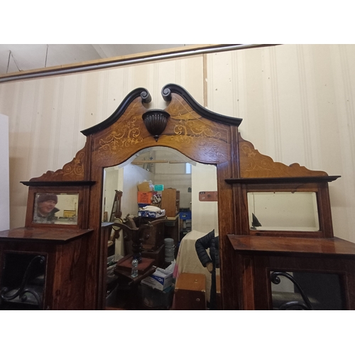 216 - Victorian Inlaid Rosewood Chiffonier