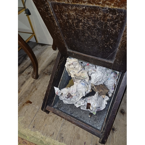 266 - Victorian Mahogany Coal Box