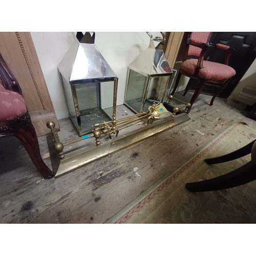 283 - Brass Extending Fender in Victorian Style