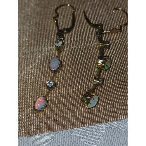 141 - Vintage Opal Bracelet and Earrings