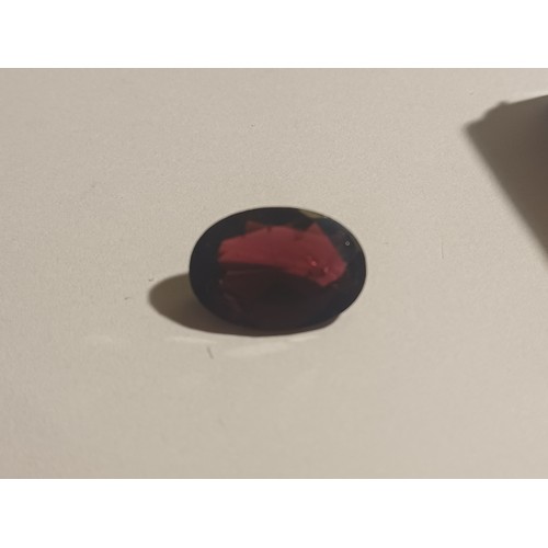 225 - Natural Oval Cut Almadine Garnet, 5.6 ct with GLI Cert