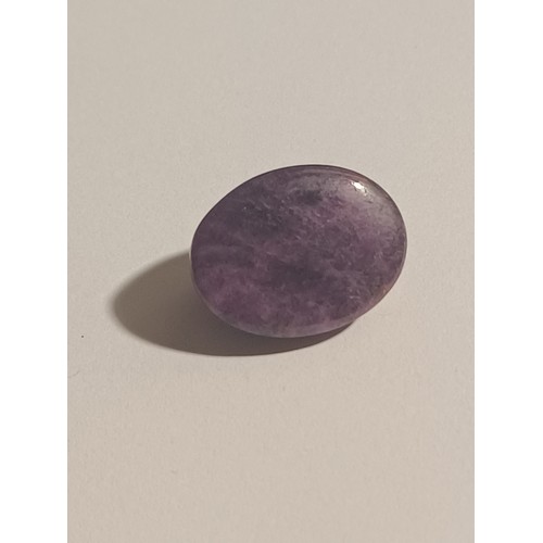 227 - Natural Oval Cabochon Ruby Gemstone. 17.56 ct.  IGI & I Report