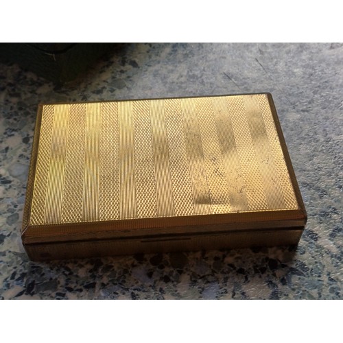 241 - Ladies Musical Powder Compact Case  (over wound) possibly 1950's