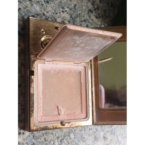 241 - Ladies Musical Powder Compact Case  (over wound) possibly 1950's