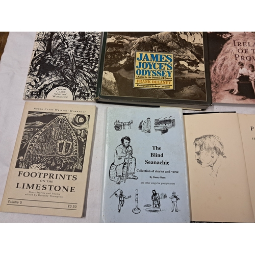 128 - Irish Literature and Poetry interest together with a large volume of Hungarian Poetry (9)