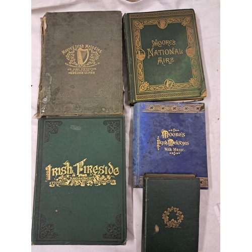 139 - Moore's Irish Melodies and Music - The Irish Fireside Volume 1, Moore's National Airs, Moore's Irish... 