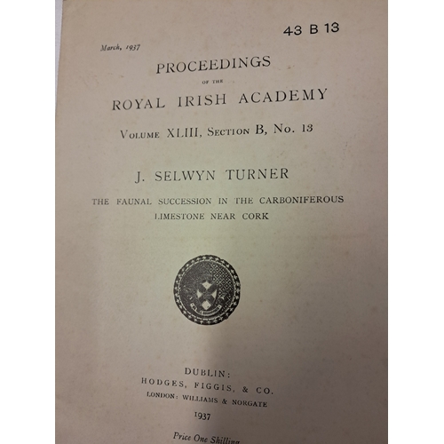 163 - Proceeding of The Royal Irish Academy (9 reports) and 2 Irish Manuscript Commission Publications