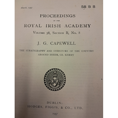 163 - Proceeding of The Royal Irish Academy (9 reports) and 2 Irish Manuscript Commission Publications