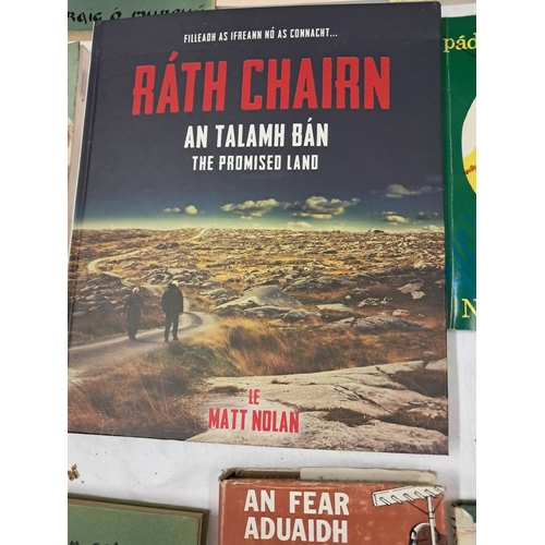 202 - Collection of Irish Language Titles including works by O'Conchuir, Mainchin Seoige, Micheal O'Suille... 