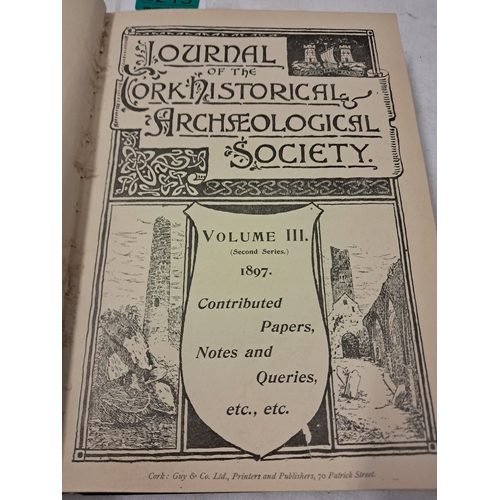 213 - Journal of The Cork Historical and Archaeological Society - Volume 3 - Second Series 1897