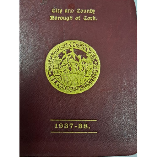 92 - City and County Borough of Cork - Memoranda as to it's Council and it's Committees 1937-1938 and var... 