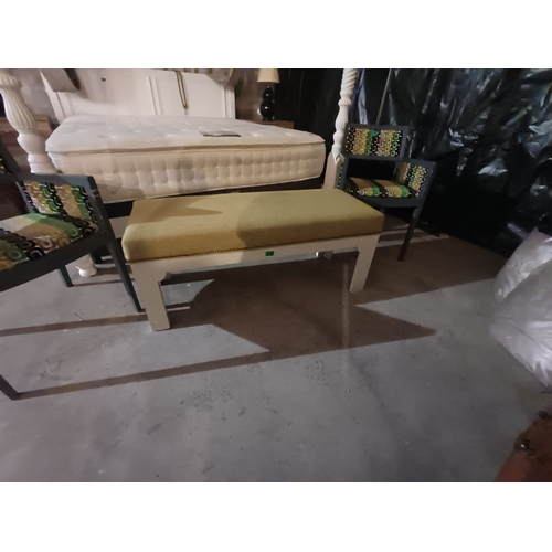 14 - Large Upholstered Stool (120cm x 45cm x 50cm)