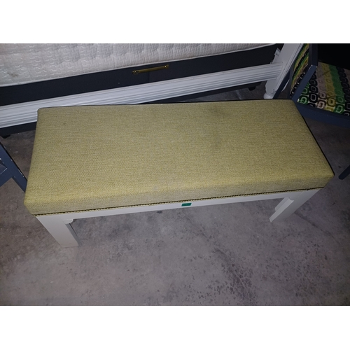 14 - Large Upholstered Stool (120cm x 45cm x 50cm)