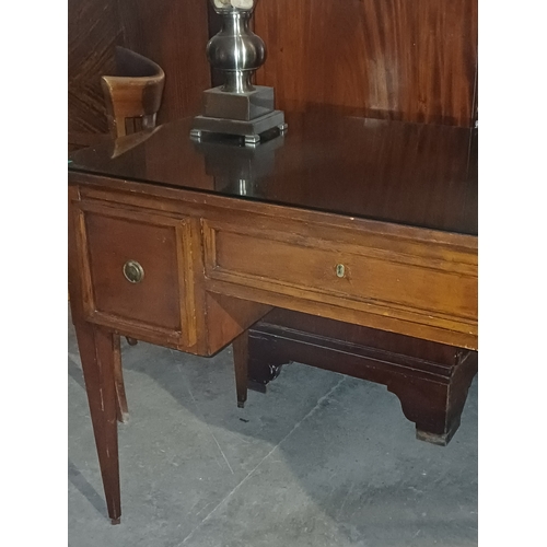 19 - Mahogany Side Table or Dressing Table with an assortment of Drawers