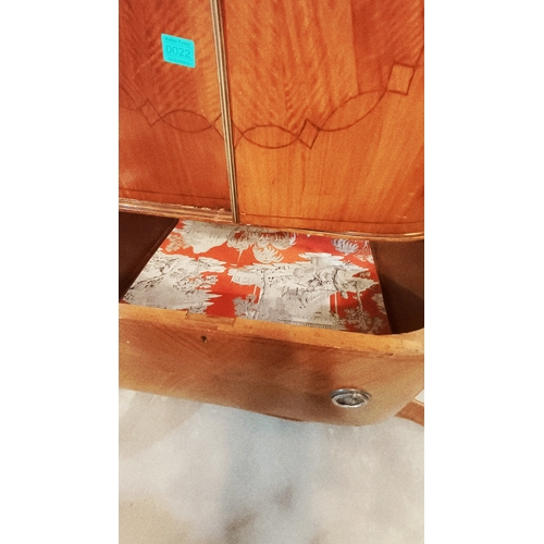 22 - Most Impressive Satinwood Breakfront Compendium Wardrobe