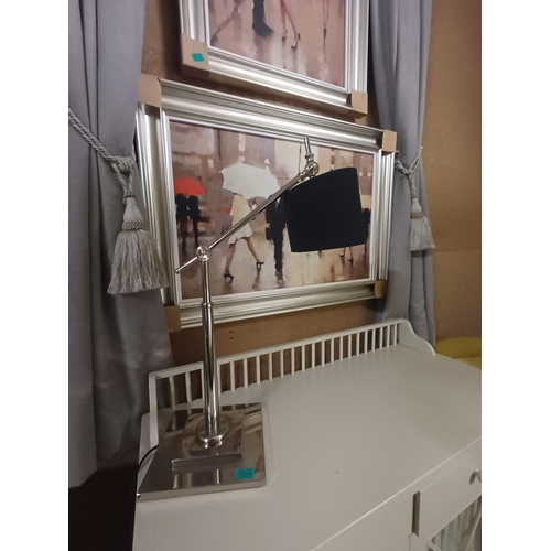 34 - Chrome Table Lamp - Adjustable