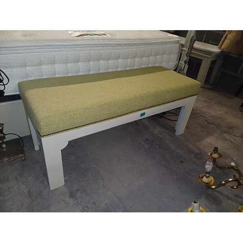 44 - Large Upholstered Stool (120cm x 45cm x 40cm)