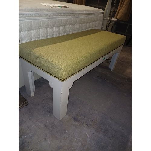 44 - Large Upholstered Stool (120cm x 45cm x 40cm)