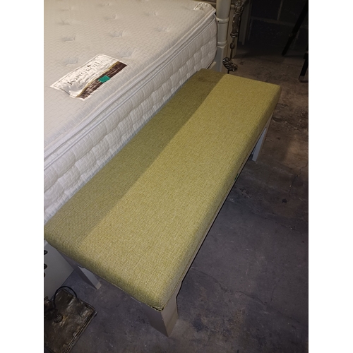 44 - Large Upholstered Stool (120cm x 45cm x 40cm)