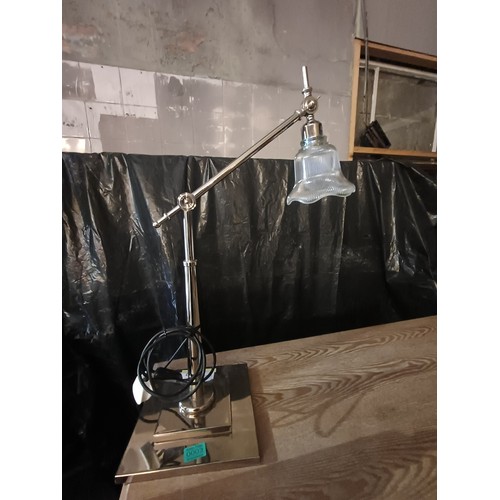 24 - Chrome Adjustable Table Lamp
