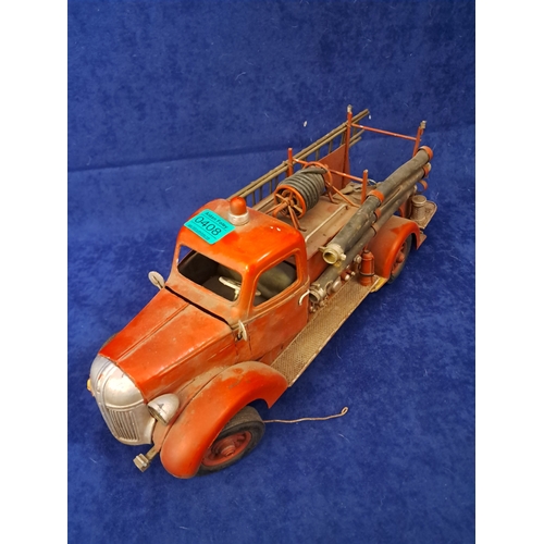 408 - Metal Fire Truck (46cm Long)