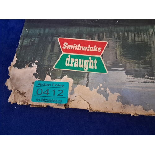412 - Three original Smithwick's Ale Advertising Showcards
