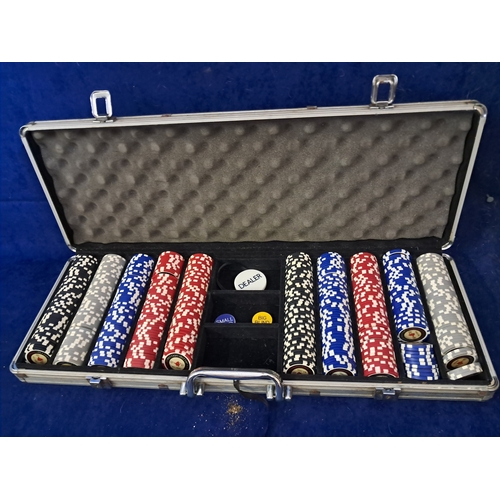 420 - Cased Poker Set