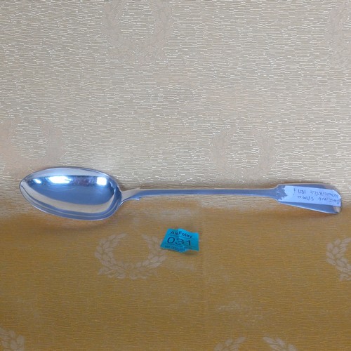 361 - Newcastle Silver Basting or Serving Spoon by John Wallon 1851 (12