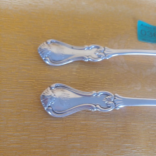 369 - Pair of Silver Tablespoons - London 1841