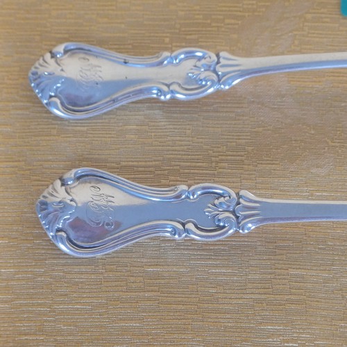 369 - Pair of Silver Tablespoons - London 1841