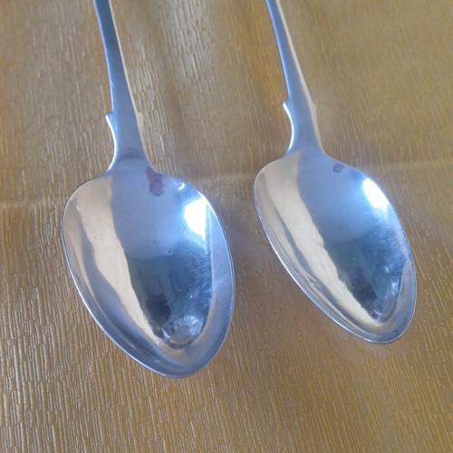 369 - Pair of Silver Tablespoons - London 1841