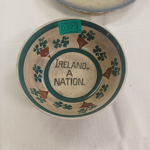 373 - Irish Spongeware Bowl 