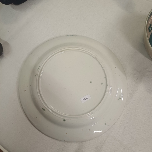 374 - Irish Spongeware Plate 