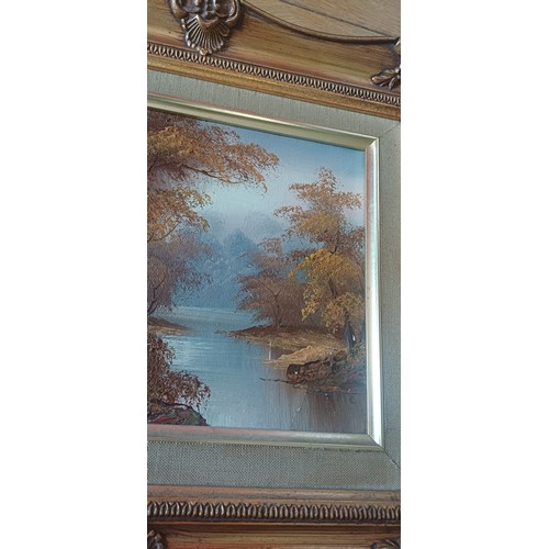387 - Pair of Gilt Framed Paintings (a/f) 