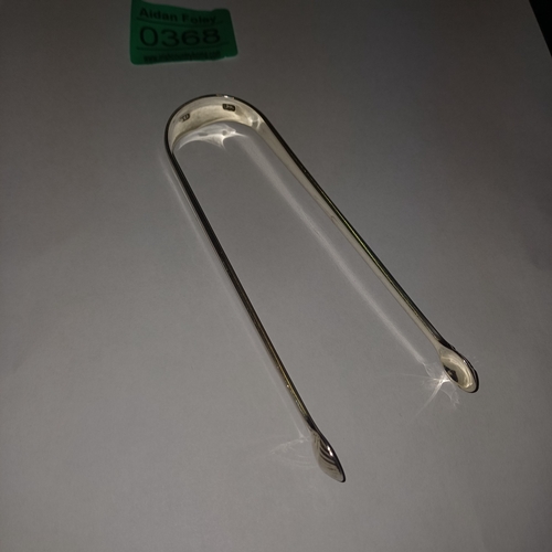 368 - London Silver Sugar Tongs
