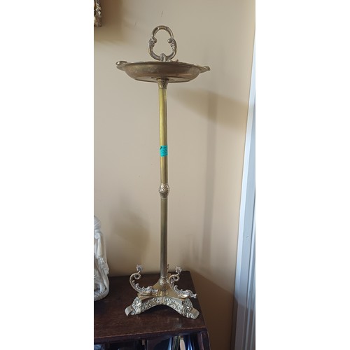 389 - A Regency Style Brass Ashtray