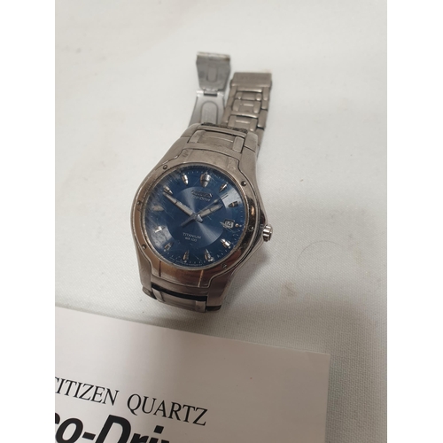 A Citizen Quartz Eco Drive Watch