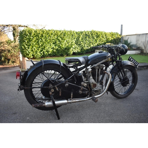 12 - A 1933 Sunbeam Model 8, registration number TH 3713, frame number C9427, engine number KK4245, black... 