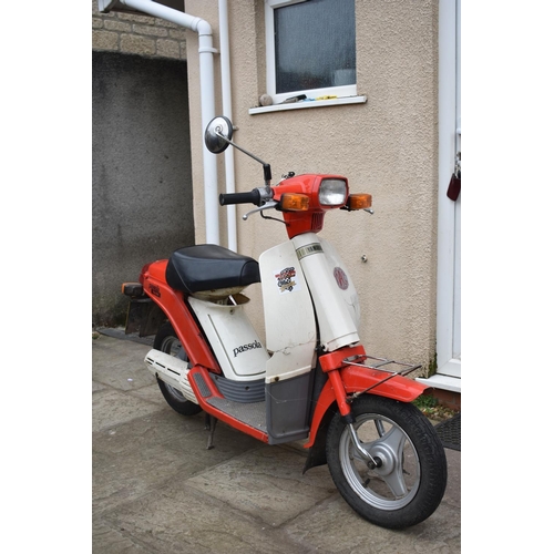 14 - A 1987 Yamaha Passola SA50E, registration number D879 MYB, frame number 2T4 278068, engine number 2T... 