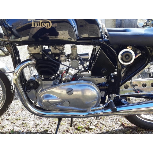 25 - A 1966 Triton special, registration number FRV 820D, black. Coming direct from a private collection ... 