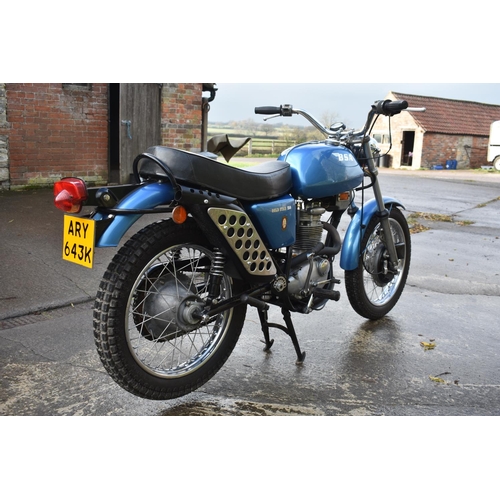 27 - A 1971 BSA B25 SS Gold Star, registration number ARY 643K, blue. The BSA/Triumph revamped range for ... 