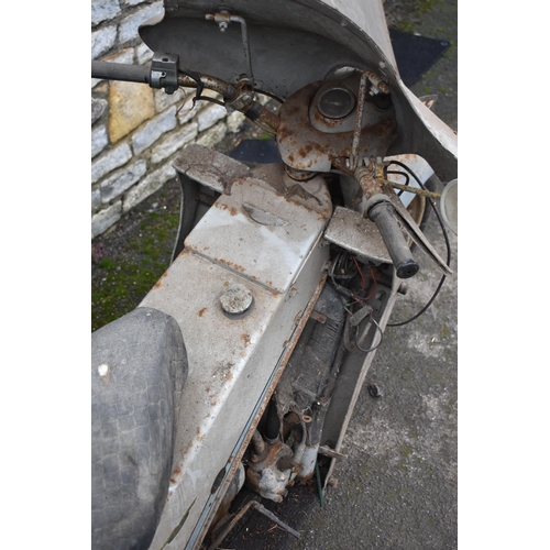 30 - A 1958 Velocette LE200 Mk 3 project, registration number TFK 922, frame number 1580/34, grey/blue. H... 