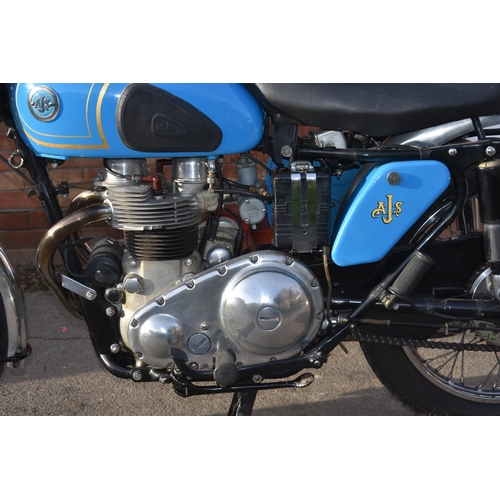 44 - A 1958 AJS Model 31 650 twin, registration number ADM 646A, frame number A64828, engine number 31LX7... 