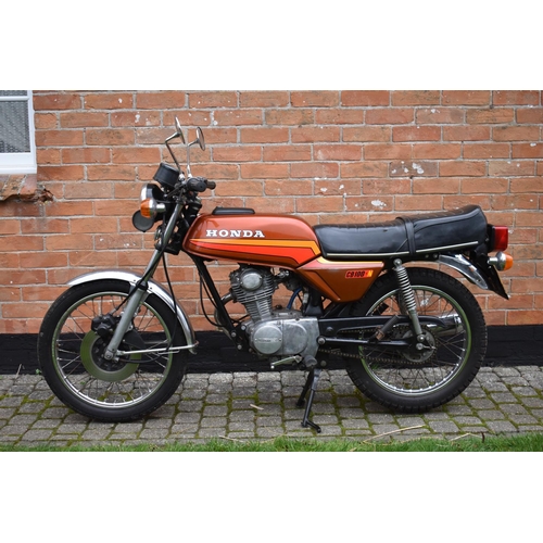 46 - EXTRA LOT:  A 1980 Honda CB100N, registration number MGY 941W, frame number CB100N1014426, engine nu... 