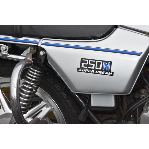 59 - A 1980 Honda CB250N Super Dream, registration number YAA 970V, frame number JHMCB250N2194644, engine... 