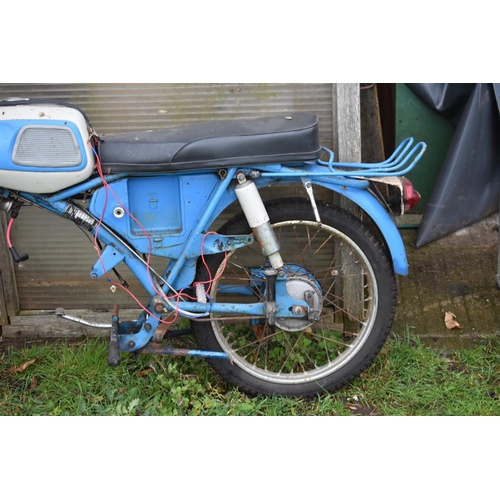 66 - A 1973 Jawa 90 Roadster restoration project, registration number UJT 138L, blue and white. This rest... 