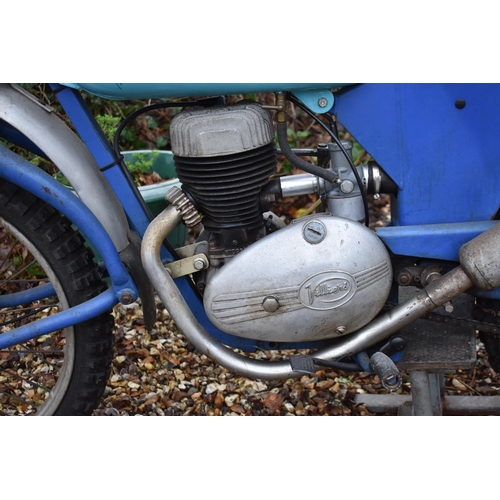 72 - A circa 1952 DMW 197cc twin shock scrambler, unregistered, blue. Dawson’s Motorcycles of Wolverhampt... 