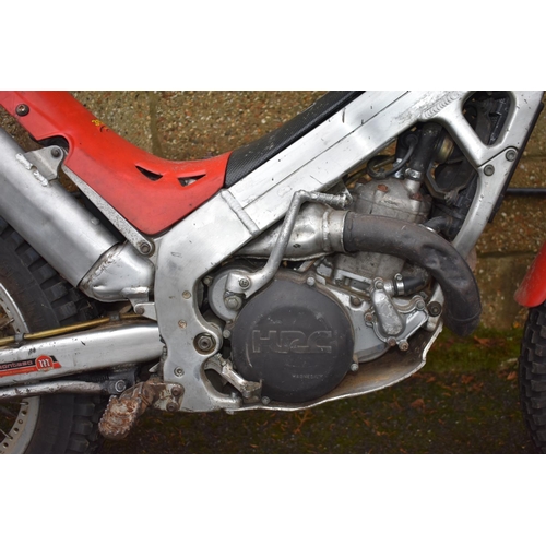 73 - A Montesa Cota 315R trials, unregistered, red. This Montesa is said to be running and well used. It ... 